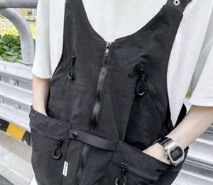 【新品】 3way ナイロンベストバックアウトドア男女兼用ユニセックアメカジ ブラック キ