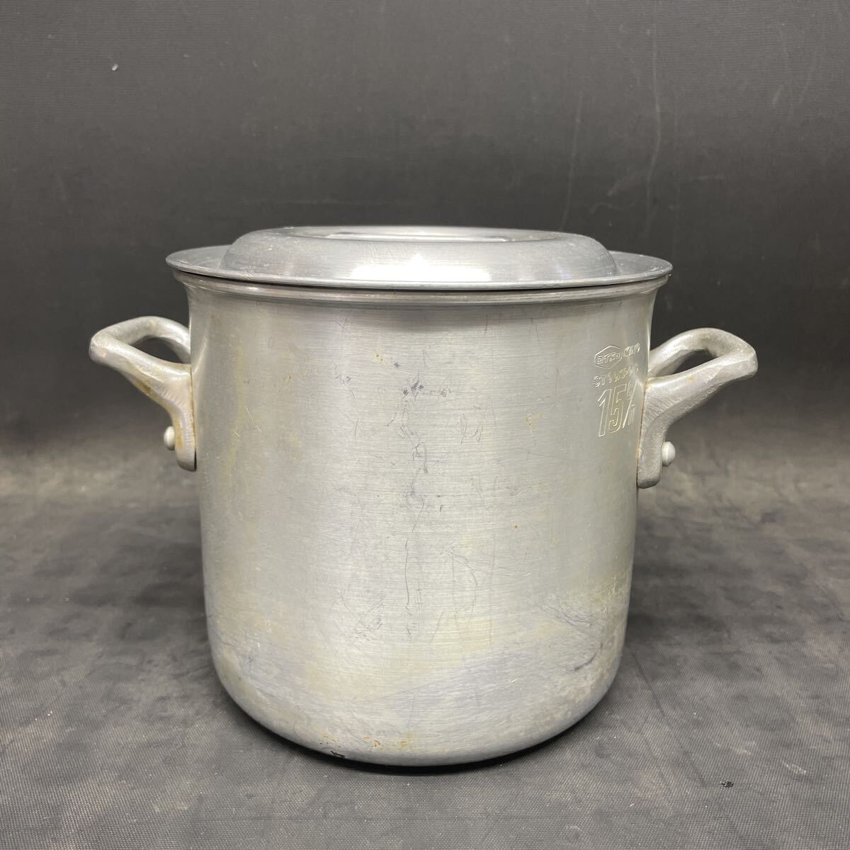 アルミ製　寸胴　51ｃｍ　中古 0000000059022_Du6KtXq.jpg 調理器具