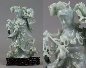 中国 置物 翡翠のYahoo!オークション(旧ヤフオク!)の相場・価格を見る