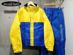 mont-bell モンベル 80s HYPALON レインスーツ L/レインウエア セットアップ/上下セット/