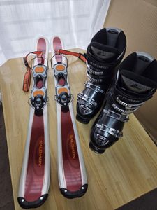 ★★サロモン★スノーブレード★99㎝★ATOMIC26cm★ショートスキーセット★送料無料★★