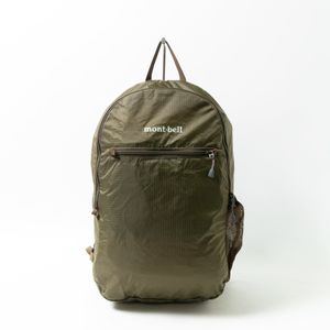 mont-bell モンベル POCKETABLE LIGHT 18L デイパック リュックサック ナイロン カーキ