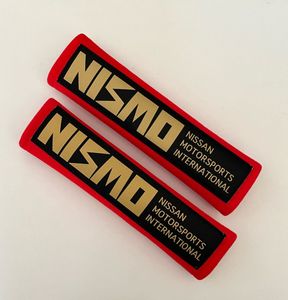 シートベルトカバー シートベルトパッド ニスモ NISMOロゴ レッド