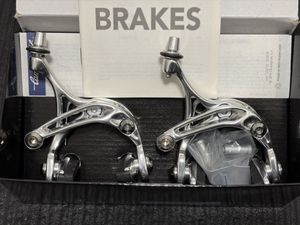 カンパニョーロ アテナ ブレーキ キャリパー 新品未使用 シルバー 前後セット centauer
