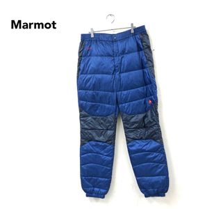 2F1421-D◆ Marmot マーモット コンパクトダウンパンツ ボトムス ◆ sizeXL ブルー系 ネ