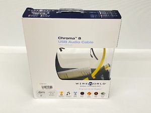 【青森東46-38】WIREWORLD ワイヤーワールド C3AB 0.6m USB3.0ケーブル A-B Chroma 8