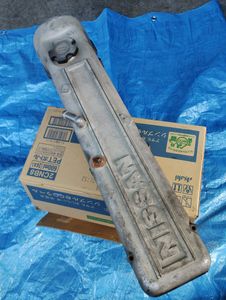 デカ文字 NISSAN L型 エンジン ヘッドカバー L20 L28ハコスカ ケンメリ ダットサン ニッ