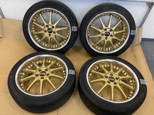 訳有 ジャンク品 BLITZ TECHNO SPEED Z1 ブリッツ テクノ スピード 17インチ アルミホイ