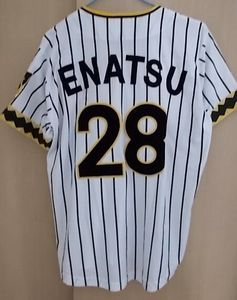 【正規品古着】阪神タイガース（H）復刻ユニフォーム　江夏豊＃28　1975‐1978年シーズン