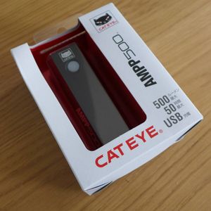 新品未使用 cateye front ampp500 hl-el085rc キャットアイ フロント アンプ500