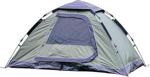 ★美品　アウトドアマン　ドーム型ワンタッチテント（１人・２人用）設営簡単　2000mm耐