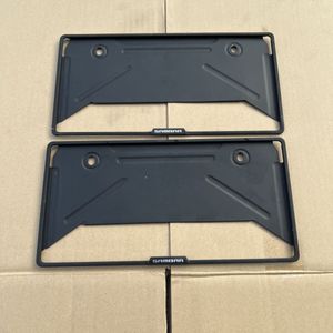 スバル純正　ナンバーフレーム　前後セット　中古品　ラスト一組　サンバー当時物