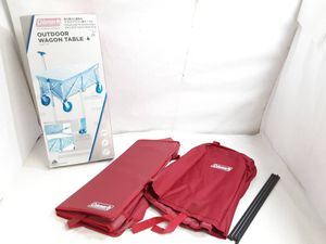 【USED品】Coleman コールマン アウトドアワゴンテーブル 2000033140/アウトドア用品/キ