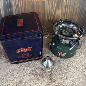 ヴィンテージ1972/10月　誕生日シングルバーナー コールマン アウトドア ストーブ