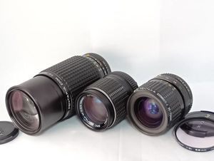 ★極上品★ ペンタックス PENTAX smc PENTAX-A 35-70mnm F4 , 70-210mm F4 , 135mm F3.5