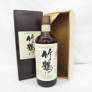 竹鶴17年　新品　箱あり ニッカ 竹鶴 17年 700ml 箱なし ピュアモルト ウイスキー whisky : お