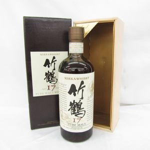 竹鶴 17年(箱あり)の平均価格は31,295円｜ウイスキーの価格相場・買取価格