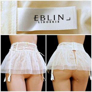 CX9-235//新品未使用/EBLIN/エブリン☆Lサイズ☆ラブリーでロマンティック☆ガーターベル