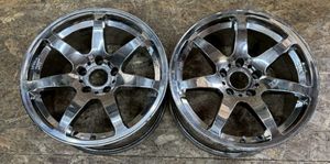 【希少！】JIC J-FORCE 07 17インチ 9J＋30 PCD114.3 ５穴 5H メッキ 当時物 絶版 ドリケ