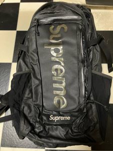 【即完売】大人気 Supreme Backpack 21SS Black シュプリーム バックパック リュック ブ