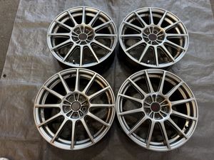 希少 美品 スバル STI 純正 17×7j+48 5PCD100 4本 軽量 インプレッサ レガシィ 日本製