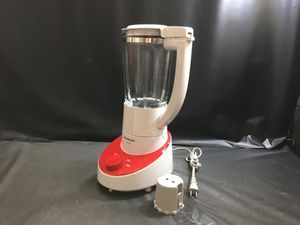 AA2089 Panasonic/パナソニック ファイバーミキサー MX-X301 レッド×ホワイト 容量1000m