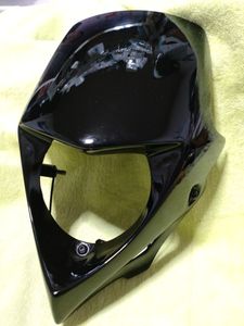 ヤマハ トリッカー 社外デイトナFRP製 アッパーカウル フロントヘッドライトカバー　２液
