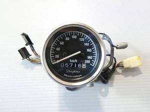 〇SRV250S [4DN] 社外デイトナ Daytona スピードメーター ブラックパネル 200km/h 表示