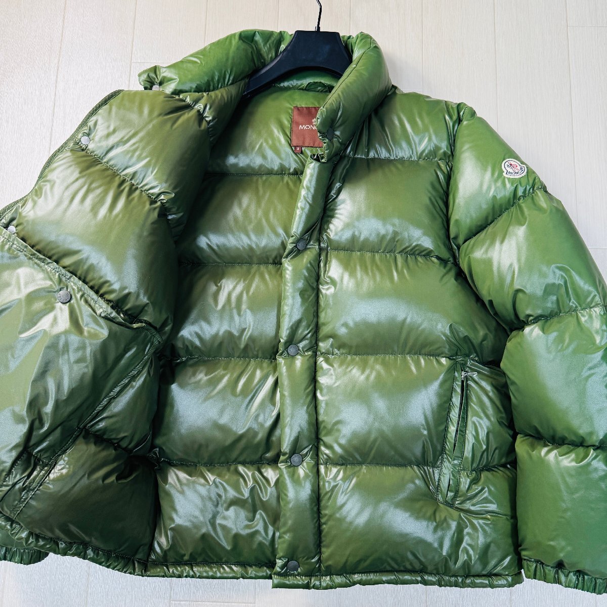 最終値下　MONCLER ステンカラー　ダウンコート　L ブラック 茶タグ 最終値下 MONCLER ステンカラー ダウンコート L ブラック 茶タグ