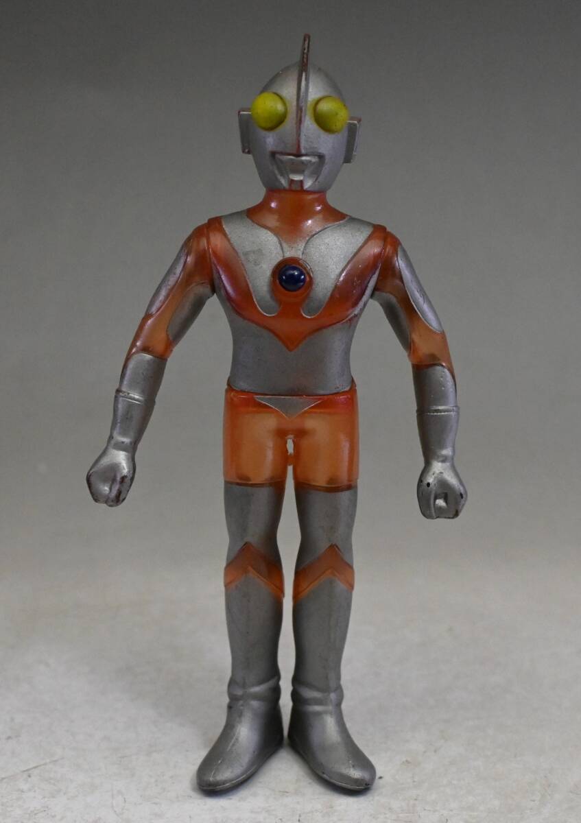 当時物 ポピー ロッテ懸賞品 ウルトラマン ソフビ 赤クリア キング