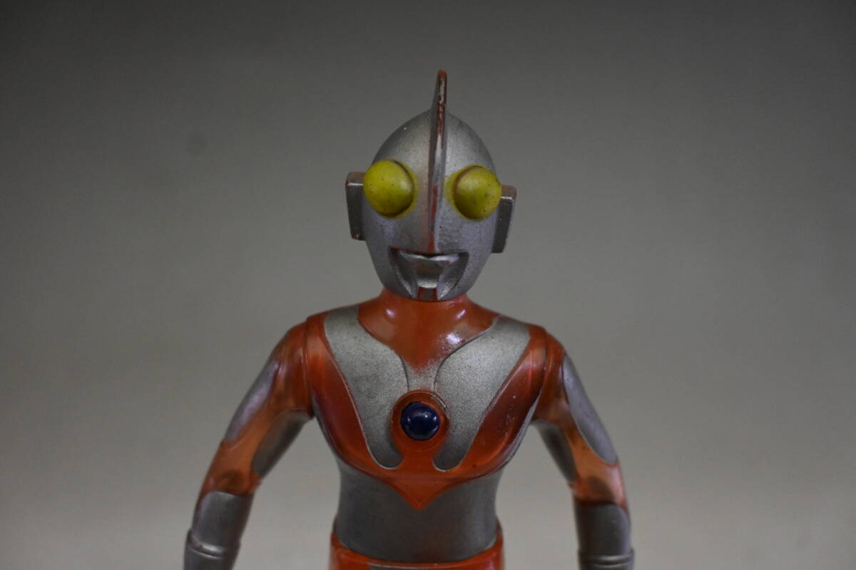 当時物 ポピー ロッテ懸賞品 ウルトラマン ソフビ 赤クリア キング