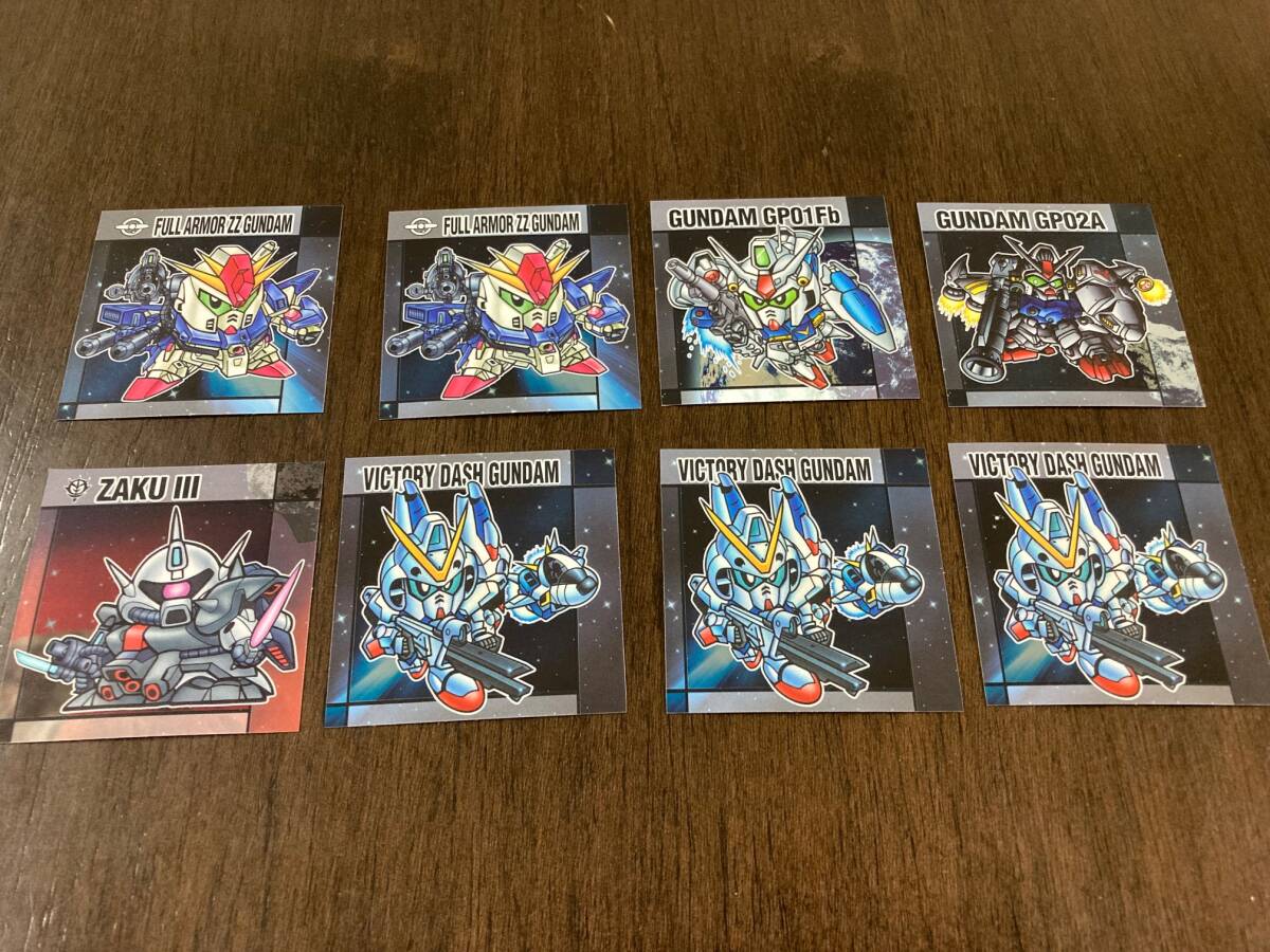 1円～ 元祖SDガンダムスナックⅡ シール ダブルゼータ GP01 GP02 ザク