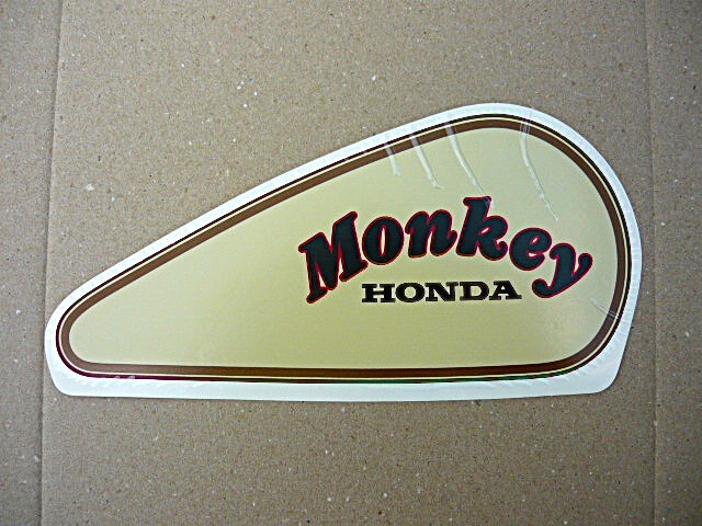 ホンダ モンキー 4型 1988 純正部品 燃料タンク右側ステッカー 未使用