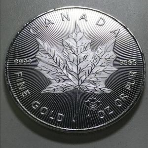 カナダ 純銀 1オンス メイプルリーフ銀貨 カナダ メイプルリーフ銀貨 1オンス 純銀 SILVER コイン カプセル入り