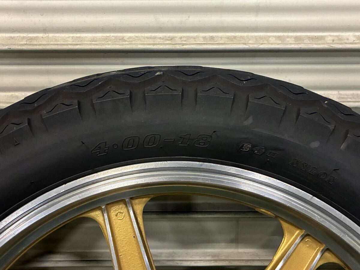 Z1 Z2 750SS 当時物 レスターキャストホイール 6穴 前後セット(セット
