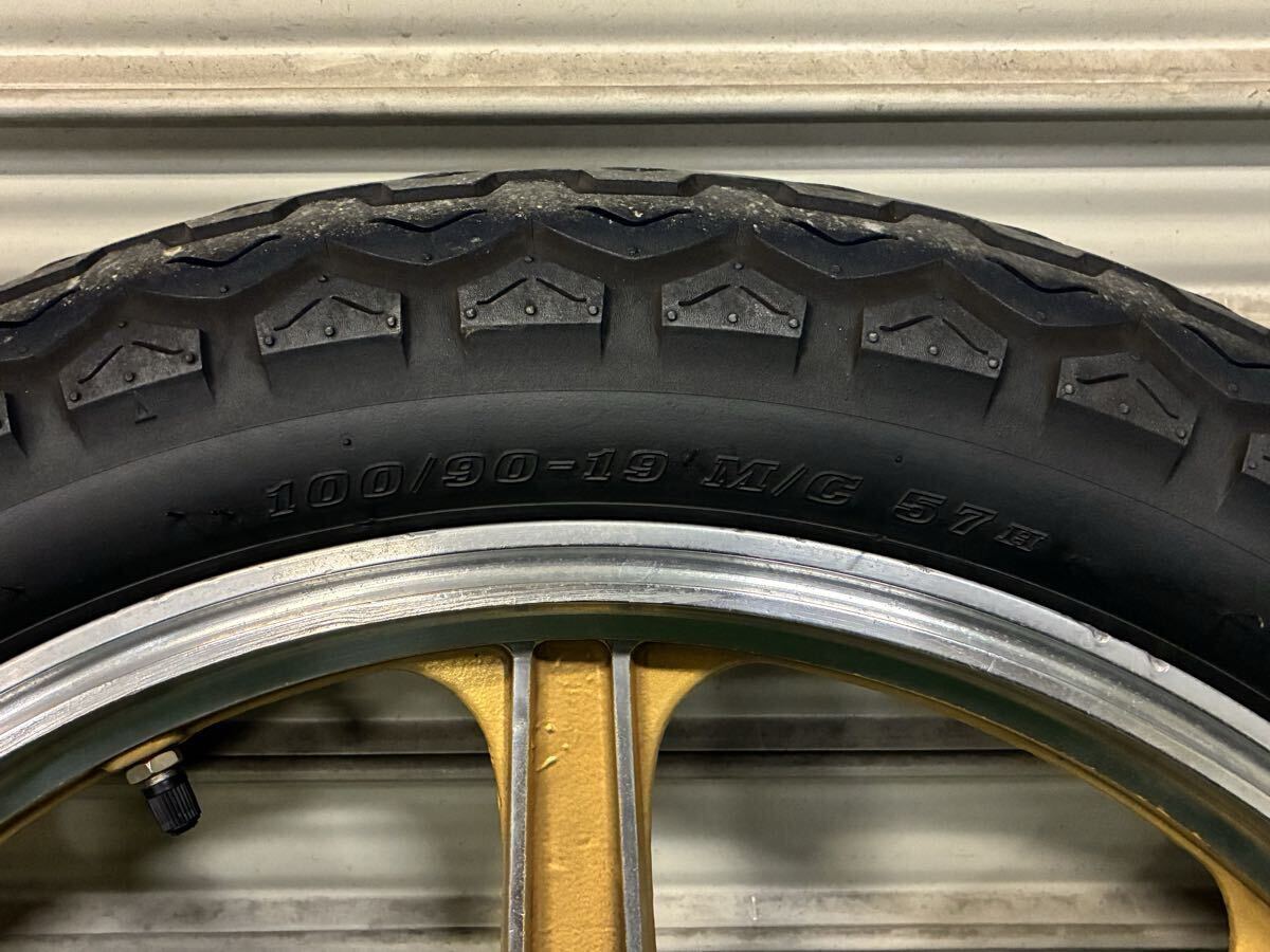 Z1 Z2 750SS 当時物 レスターキャストホイール 6穴 前後セット(セット