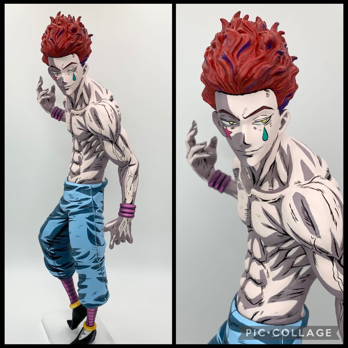 HUNTER×HUNTER ヒソカ 二次元彩色 リペイント 二次元塗装 2D