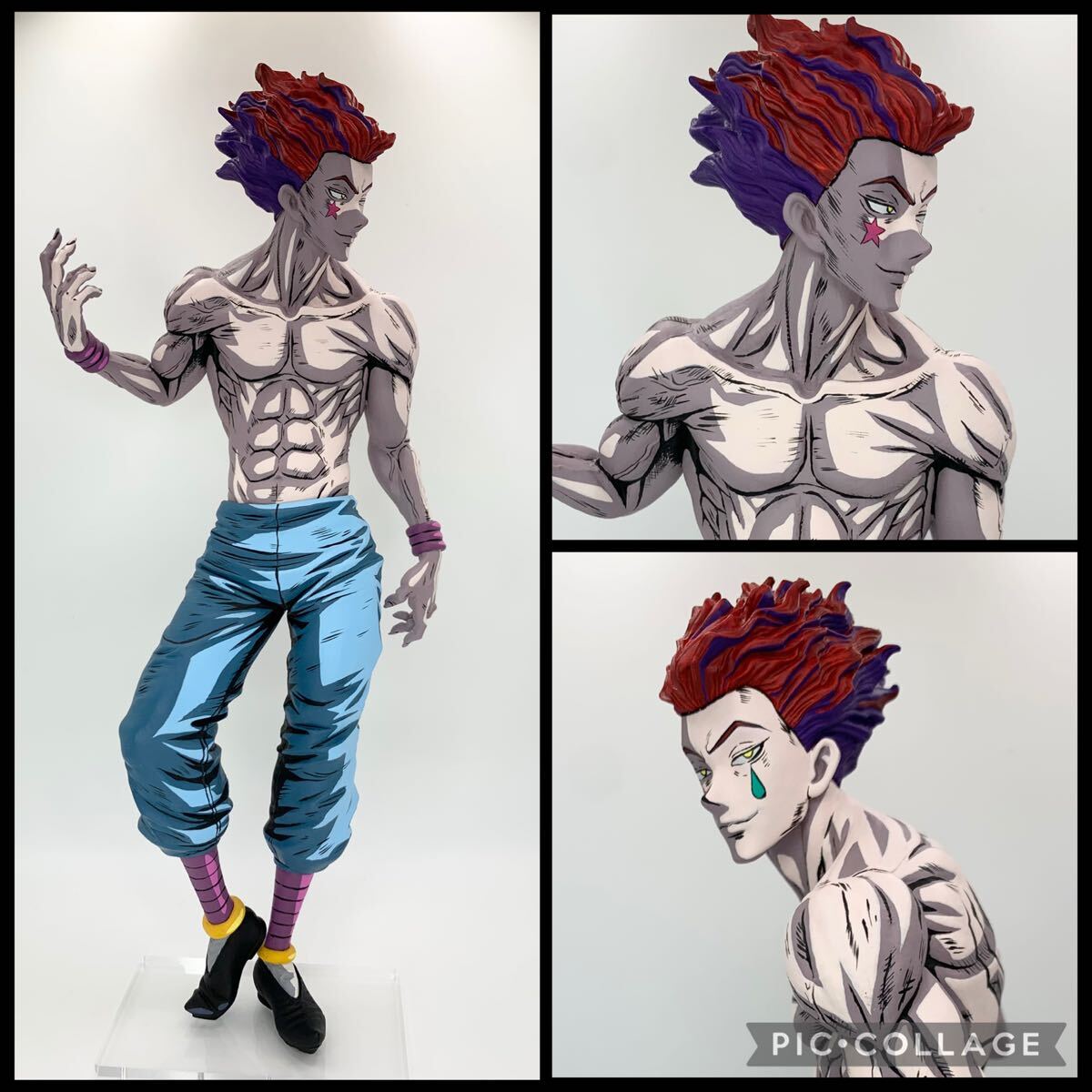 HUNTER×HUNTER ヒソカ 二次元彩色 リペイント 二次元塗装 2D