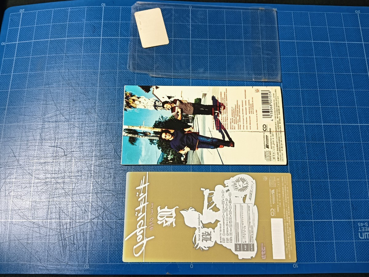 廃盤CD] 8cm シングル B'z ギリギリchop コナン クリアシート付き 盤面