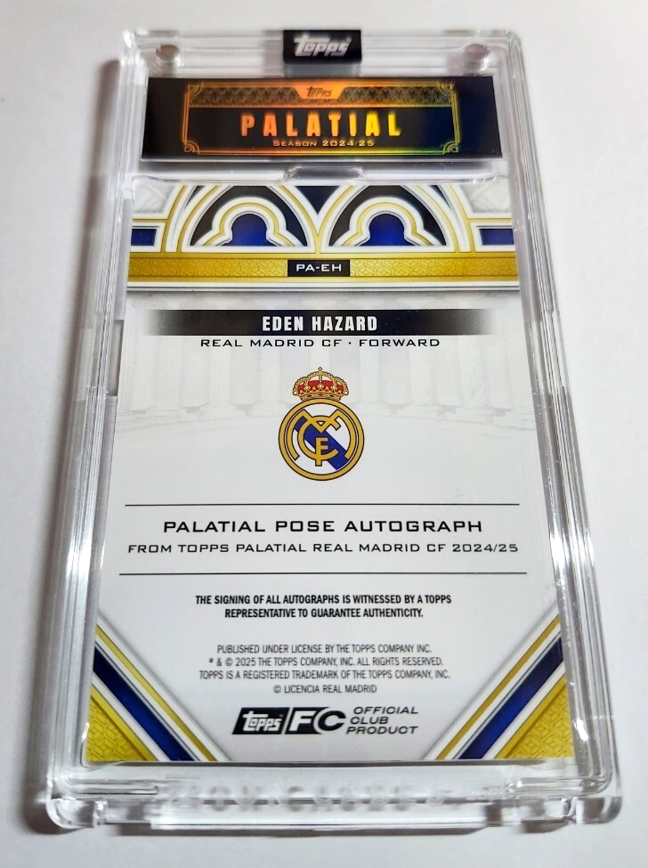 15枚限定】EDEN HAZARD/エデン・アザール 2024-25 Topps Palatial Real