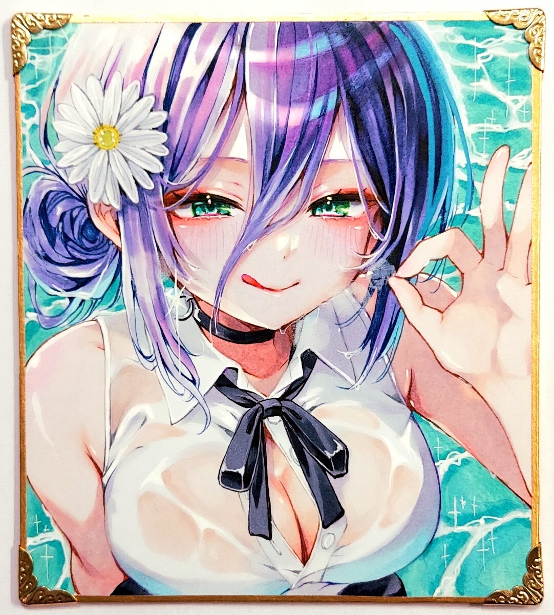 同人手描きイラスト チェンソーマン レゼ 色紙(手描きイラスト)｜売買