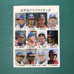 太平洋クラブライオンズの値段と価格推移は？｜52件の売買データから