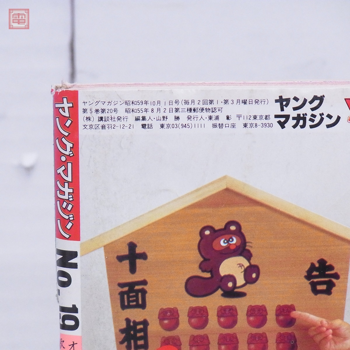 ヤングマガジン 1984年/昭和59年 10月1日号No.19 堀江しのぶ アキラ