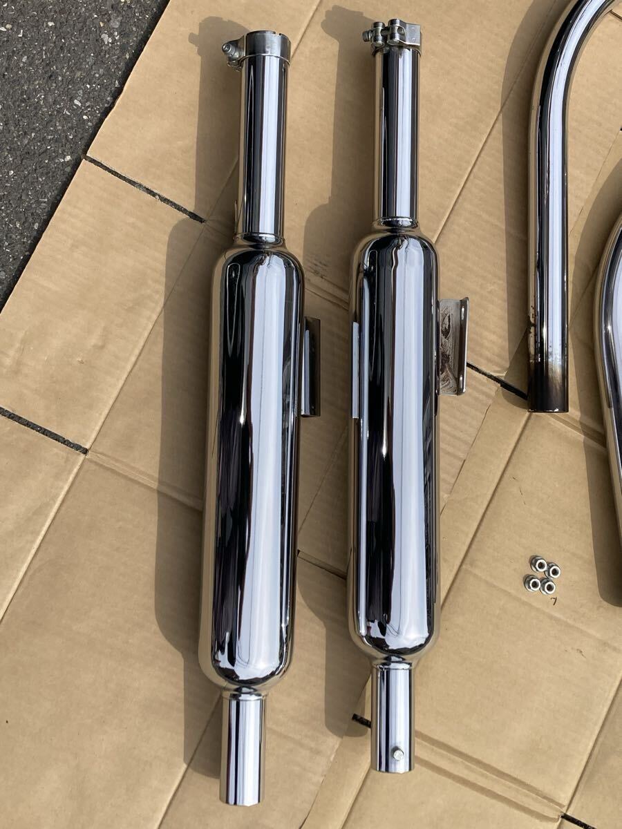 W650 W400 POSH ポッシュ W1タイプフルエキゾーストマフラー フルエキ