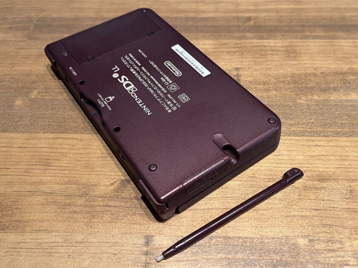中古品売り切り】ニンテンドーDSi LL ワインレッド 本体 箱 説明書付き