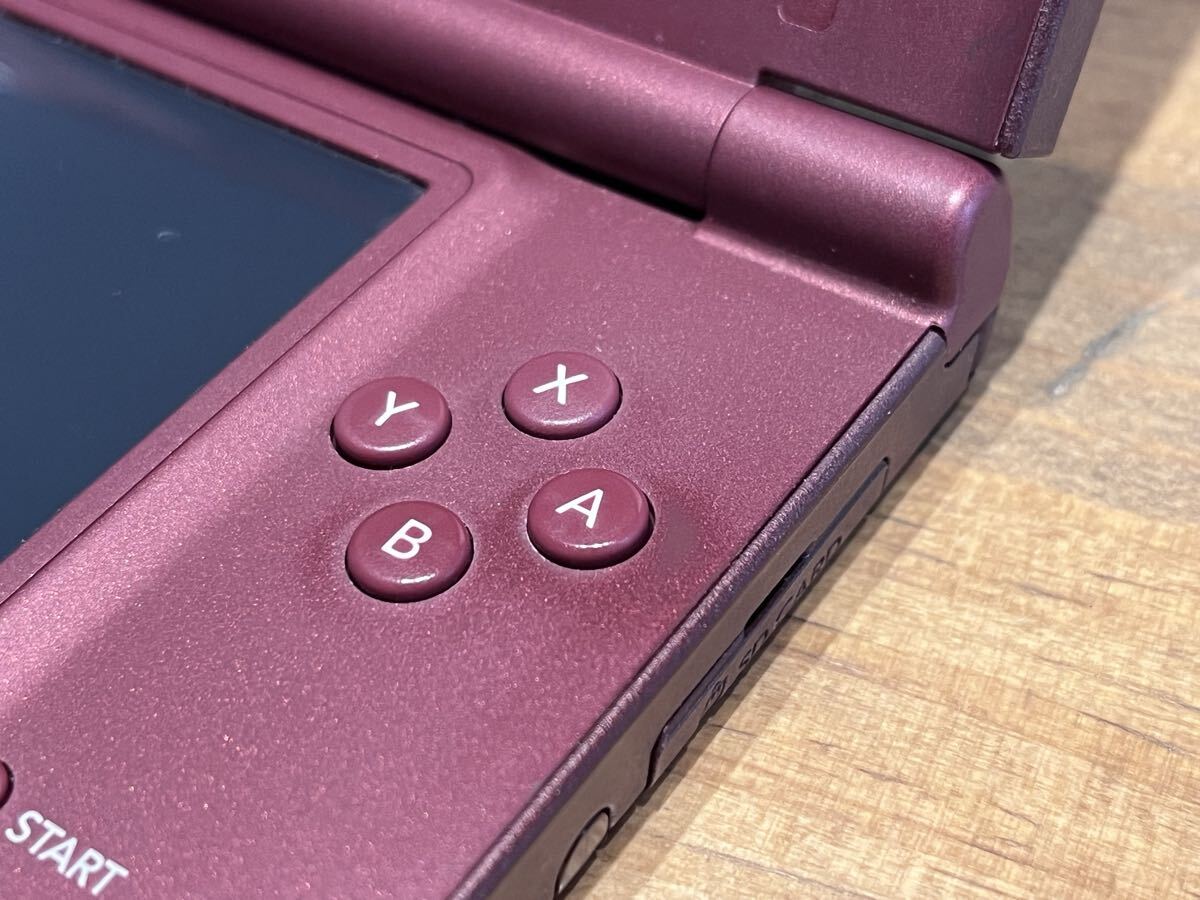 中古品売り切り】ニンテンドーDSi LL ワインレッド 本体 箱 説明書付き