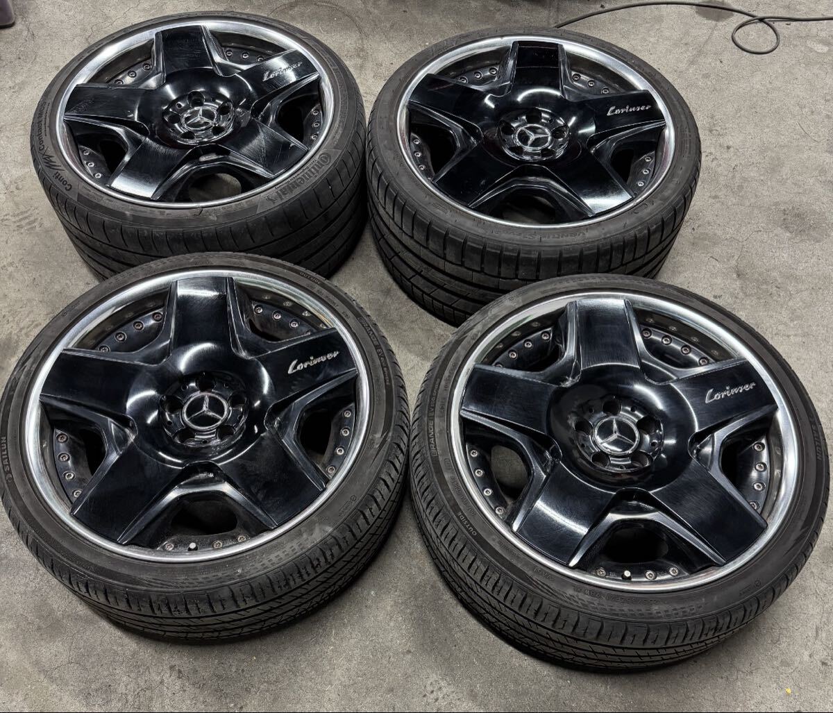 ベンツ ロリンザー RSK6 21インチアルミホイールとタイヤ Lorinser