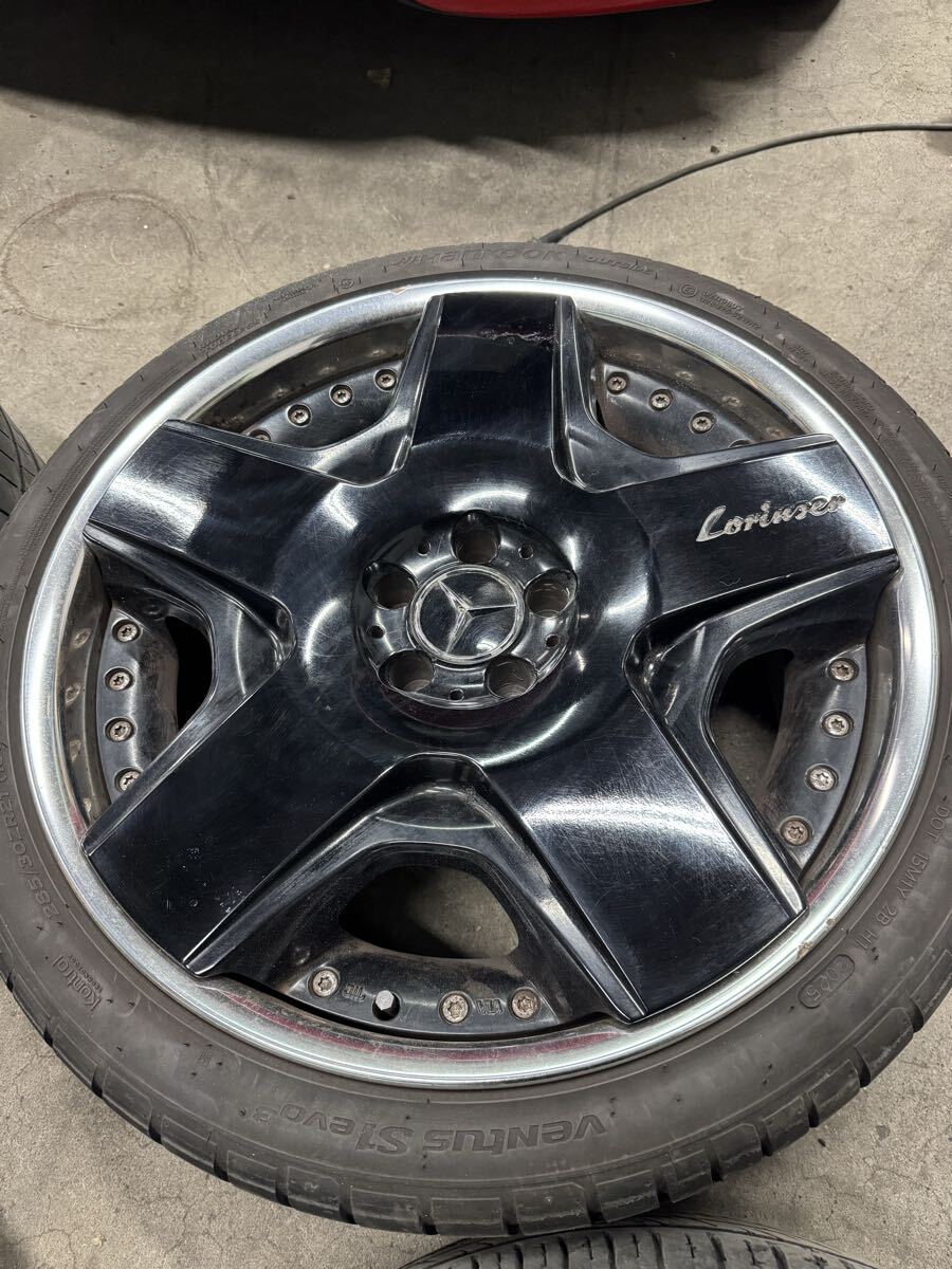 ベンツ ロリンザー RSK6 21インチアルミホイールとタイヤ Lorinser