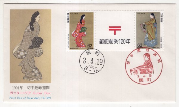 切手趣味週間 見返り美人 1991の値段と価格推移は？｜7件の売買データ