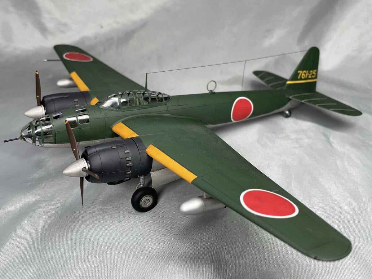 ハセガワ 1/72 空技廠 P1Y1 陸上爆撃機 銀河 完成品 帝国海軍 飛行機